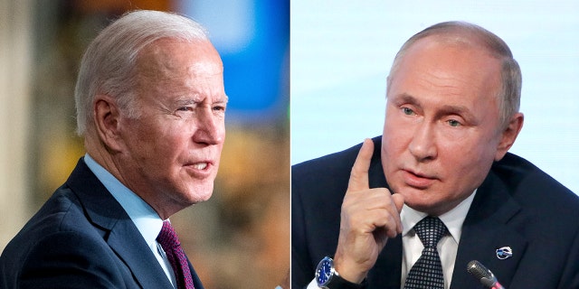 Presidente Joe Biden |  Presidente russo Vladimir Putin