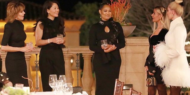 Lisa Rinna, Crystal Kung Minkoff, Garcelle Beauvais, Dorit Kemsley, Erika Jayne in "The Real Housewives of Beverly Hills."