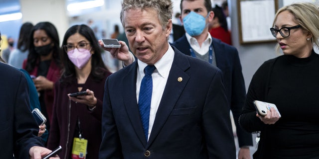 Senator Rand Paul, a Republican from Kentucky, released his annual Festivus Report on Wednesday. Photographer: Al Drago/Bloomberg via Getty Images