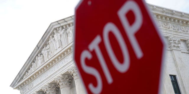 The exterior of the U.S. Supreme Court building is seen after justices allowed abortion providers to pursue a legal challenge to a ban on most abortions in Texas, Dec. 10, 2021.