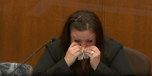 Daunte Wright's mother, Katie Bryant, tearfully recounted her conversations with her son on the day that he was killed.