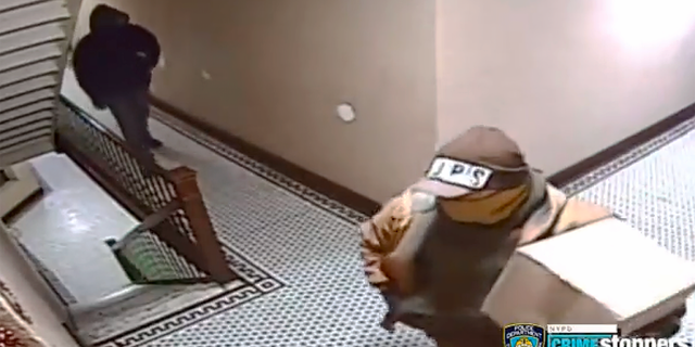 When the 60-year-old grandmother answered, the fake UPS worker pushed his way inside, drew a silver revolver from a box he was holding and forced the family to bind themselves with zip ties.