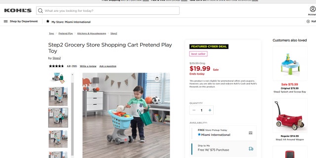 Step2 Grocery Shopping Cart Simulation Toy