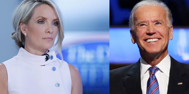 Fox host Dana Perino and President Joe Biden