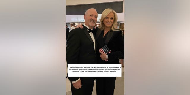 FOX News Media CEO Suzanne Scott and Tunnel to Towers CEO Frank Siller (Source: Tunnels to Towers Instagram)