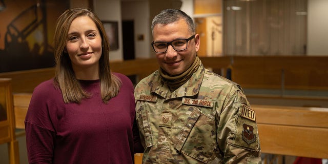 TSgt Salvador Gutierrez and his wife Eden Gutierrez have fostered 7 teens over the course of the last 2 years. (SrA Cameron Schultz/Courtesy of the U.S. Air Force)