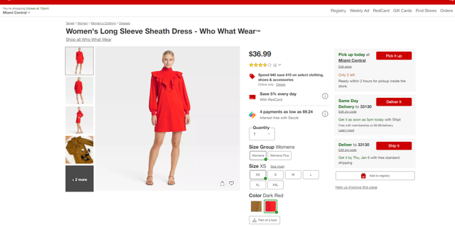Target Women's Long Sleeve Sheath Dress - Who What Wear