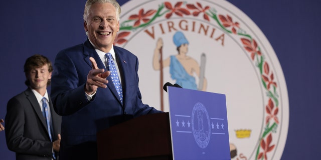 Democratic gubernatorial candidate, former Virginia Gov. Terry McAuliffe speaks at his election night rally on November 02, 2021 in McLean, Virginia. Virginians went to the polls Tuesday to vote in the gubernatorial race that pits McAuliffe against Republican gubernatorial candidate Glenn Youngkin.