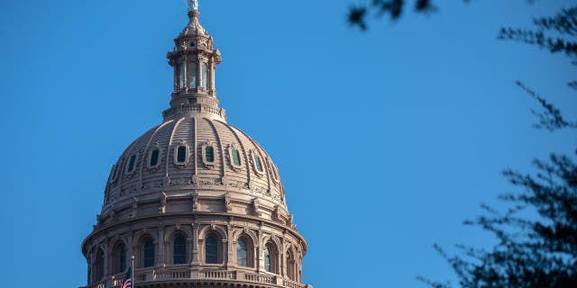 AUSTIN, TX - OCTOBER 02: The Texas State Capitol is seen during a rally against anti-abortion and voter suppression laws on October 2, 2021 in Austin, Texas. The Women's March and other groups organized marches across the country to protest the new abortion law in Texas. (Photo by Montinique Monroe/Getty Images)