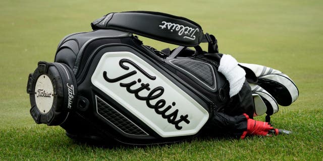 KANSAS CITY, MISSOURI - MAY 21: A Titleist bag is seen during the second round of the AdventHealth Championship at the Blue Hills Country Club on May 21, 2021 in Kansas City, Missouri. (Photo by Ed Zurga / Getty Images)