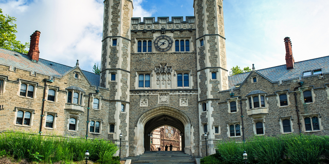 Blair Hall on the campus of Princeton University. (Photo by John Greim/LightRocket via Getty Images)