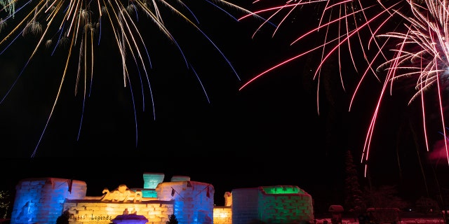 Winter Carnival Ice Palace in Saranac Lake, NY (Adirondack Regional Sustainable Tourism Board)