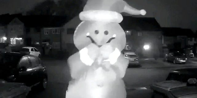 Locals don't know the identity of the secret Santa.