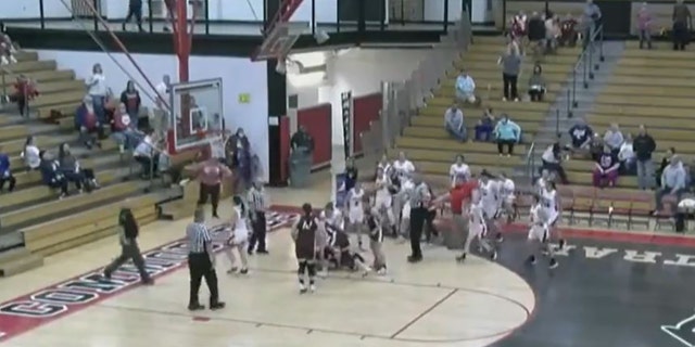 Video emerged that showed a fight break out during a girls’ basketball game between Perry County and Owsley County. (Perry County Central Athletics)