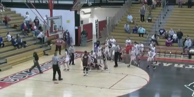 Video emerged that showed a fight break out during a girls’ basketball game between Perry County and Owsley County. (Perry County Central Athletics)