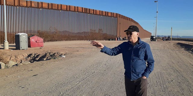 Rep. Andy Biggs, R-Ariz., speaks during a trip to the U.S.-Mexico border in Yuma, Arizona. (Rep. Andy Biggs)