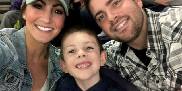 Vanessa (left), Henry (middle) and Craig Lynch (right) became a united family on December 11, 2021, after Vanessa and Craig married in Cambridge, Minnesota.
