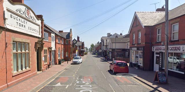 The squirrel attacked residents of a neighborhood in Buckley, Flintshire, in Wales.