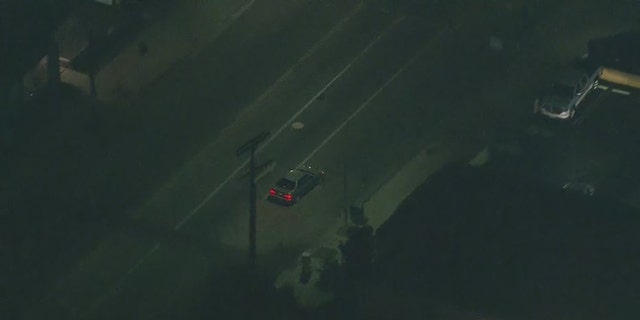The police chase on Monday covered parts of the San Fernando Valley. The suspect was eventually apprehended.
