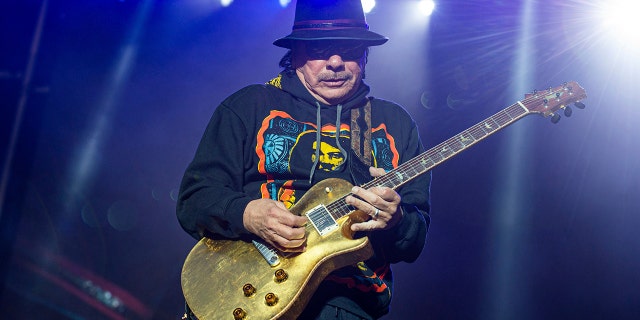 Carlos Santana performs at the BottleRock Napa Valley Music Festival on May 26, 2019, in Napa, California. The musician underwent successful heart surgery and canceled several Las Vegas shows planned for December.