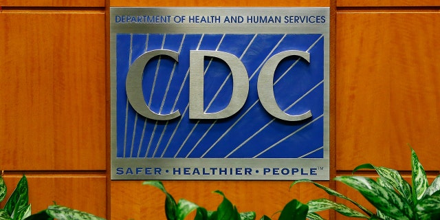 A podium with the logo for the Centers for Disease Control and Prevention at the Tom Harkin Global Communications Center on October 5, 2014 in Atlanta, Georgia.