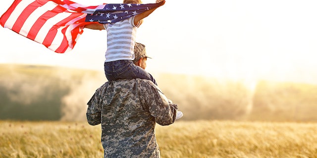 "You signed up to risk your life for us and for freedom. Wow. Thank you."