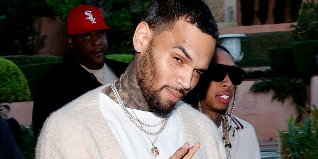 Chris Brown in June 23, 2021 in Beverly Hills, California.
