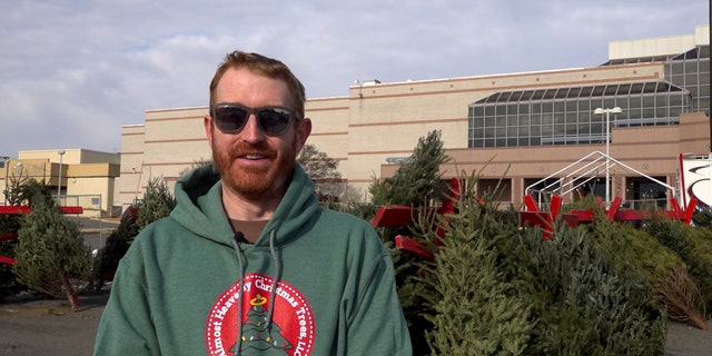 Almost Heavenly Christmas Trees owner, Matthew Gallery. His father started the business in 1982.