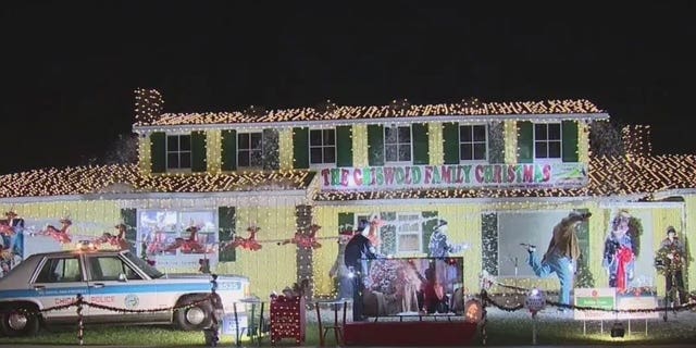 A man was initially order to take down Christmas decorations inspired by National Lampoon’s Christmas Vacation