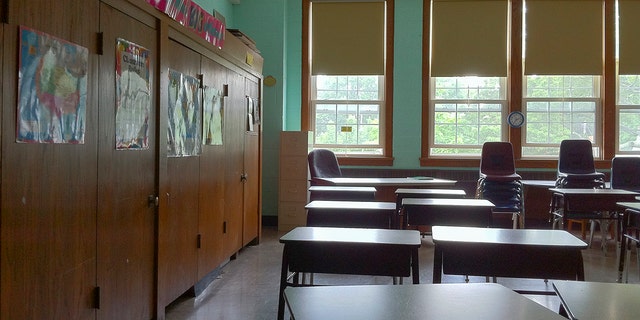 Salle De Classe Vide à L'école Primaire.