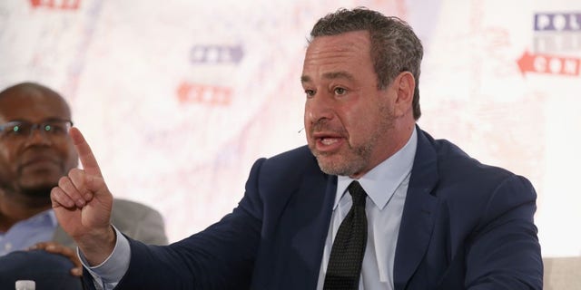 LOS ANGELES, CA - OCTOBER 21: David Frum speaks onstage during Politicon 2018 at Los Angeles Convention Center on October 21, 2018 in Los Angeles, California. (Photo by Phillip Faraone/Getty Images for Politicon )