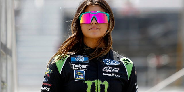 Hailie Deegan was third among Truck Series rookies.