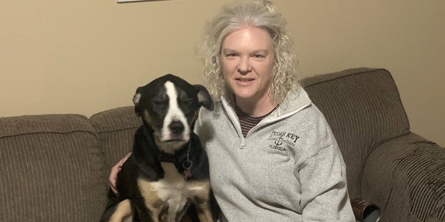Allie the dog was recently adopted by her trainer Michelle Phillips. (SWNS)