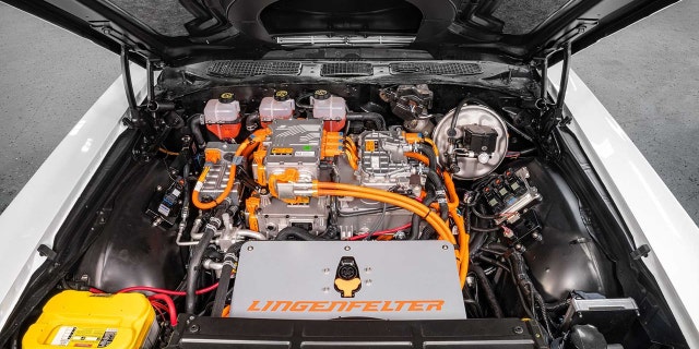 The car uses GM's eCrate Connect and Cruise kit.