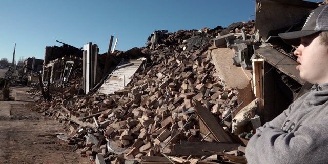 Mayfield, kentucky resident Blake Jacoway after tornado