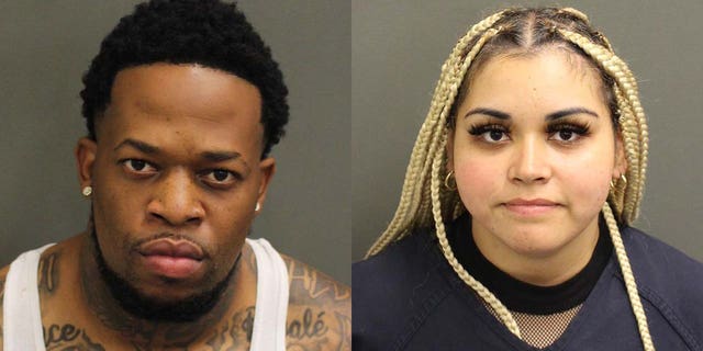 Terryus Jorelle Baker and Elizabeth Chavez were arrested following an incident at a Florida Christmas parade. 