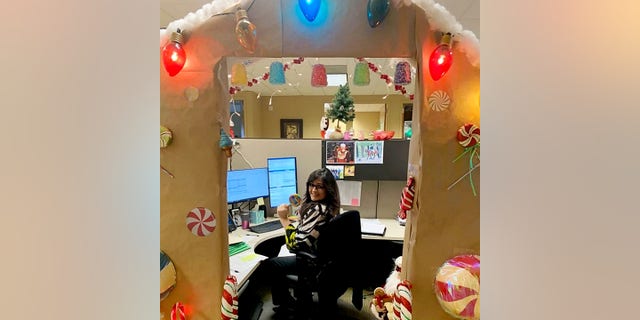Orrey even won her office competition for her creation. (SWNS)