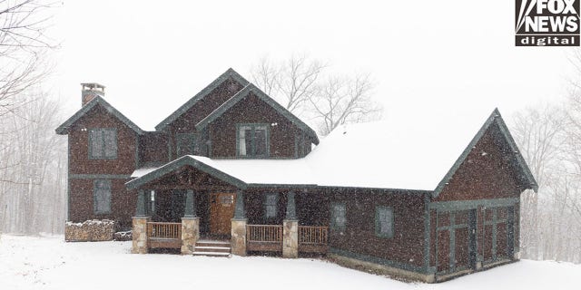 Former CNN senior producer John Griffin's Vermont chalet, where he's accused of sexually abusing a 9-year-old girl.