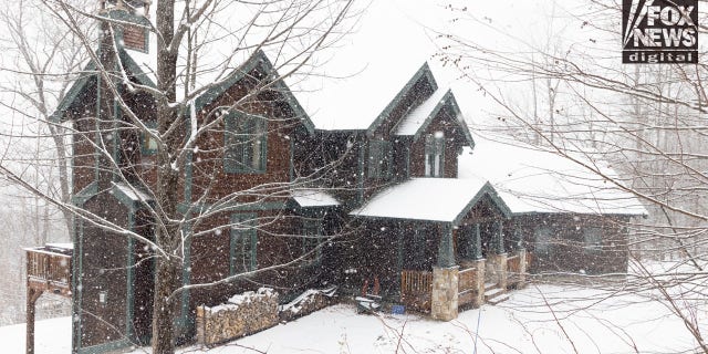 Former CNN senior producer John Griffin's Vermont chalet, where he's accused of sexually abusing a 9-year-old girl.