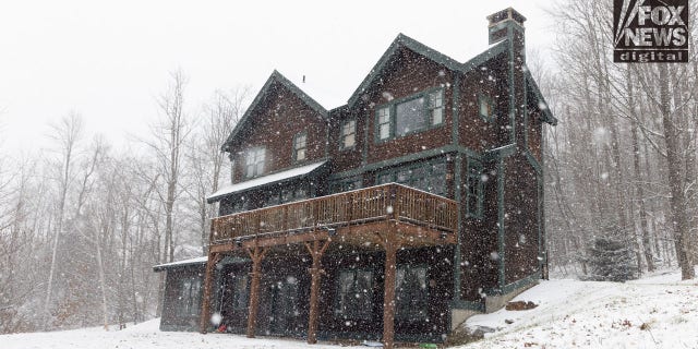 Former CNN senior producer John Griffin's Vermont chalet, where he's accused of sexually abusing a 9-year-old girl.