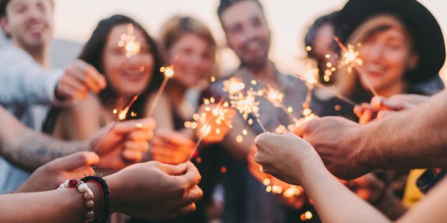 If you’re celebrating New Year’s Eve outside, you might want to consider using sparklers when midnight strikes.
