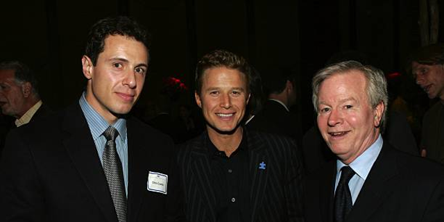 From left, Chris Cuomo, Billy Bush, and Jim Griffin, the father of former CNN producer John Griffin.