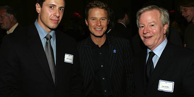 From left, Chris Cuomo, Billy Bush, and Jim Griffin, the father of former CNN producer John Griffin.