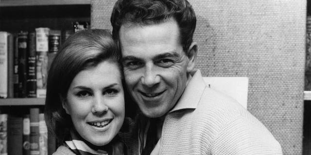 English actor Jack Hedley with his fiance, Jean Frazer, shortly after they announced their engagement, 22nd January 1965. Jack died in 2021 at age 92.