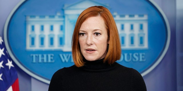 White House press secretary Jen Psaki speaks during the daily briefing at the White House in Washington, Wednesday, Dec. 1, 2021. China and the United States are tussling over President Joe Biden's upcoming democracy summit, which the ruling Communist Party sees as a challenge to its authoritarian system.