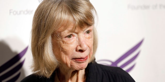 Joan Didion attends The American Theatre Wing's 2012 Annual Gala at The Plaza Hotel on Sept. 24, 2012, in New York City.