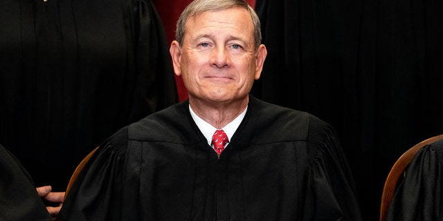 TravelGuides - Father of autistic boy asks Supreme Court for emergency relief over TSA airline mask requirement 3 Chief Justice John Roberts sits during a group photo of the Justices at the Supreme Court in Washington, D.C., on April 23, 2021.