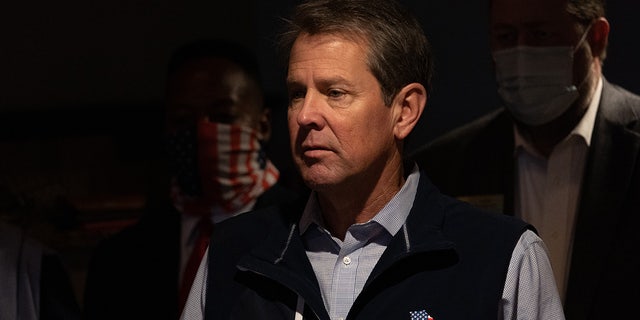FILE: Georgia Gov. Brian Kemp offered his condolences on Twitter after news of the teen's death. (Photo by Megan Varner/Getty Images)