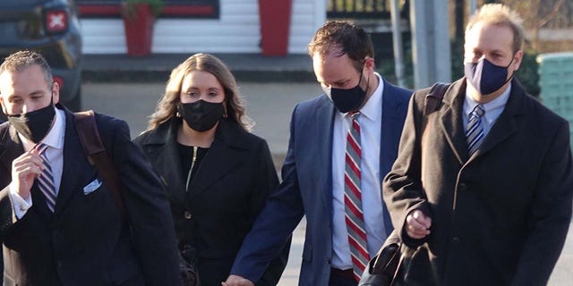 Josh Duggar was found guilty on all counts in child porn case. In this photo, Josh and his wife Anna arrive at the John Paul Hammerschmidt Federal Building in Fayetteville, Arkansas on Thursday, Dec. 9.