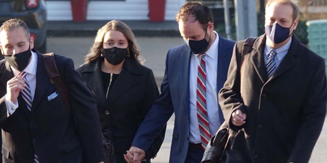 Josh Duggar was found guilty on all counts in child porn case. In this photo, Josh and his wife Anna arrive at the John Paul Hammerschmidt Federal Building in Fayetteville, Arkansas on Thursday, Dec. 9.